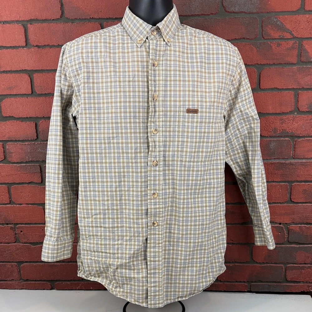 Carhartt Shirt Men's Small Checkered Button‎ Down